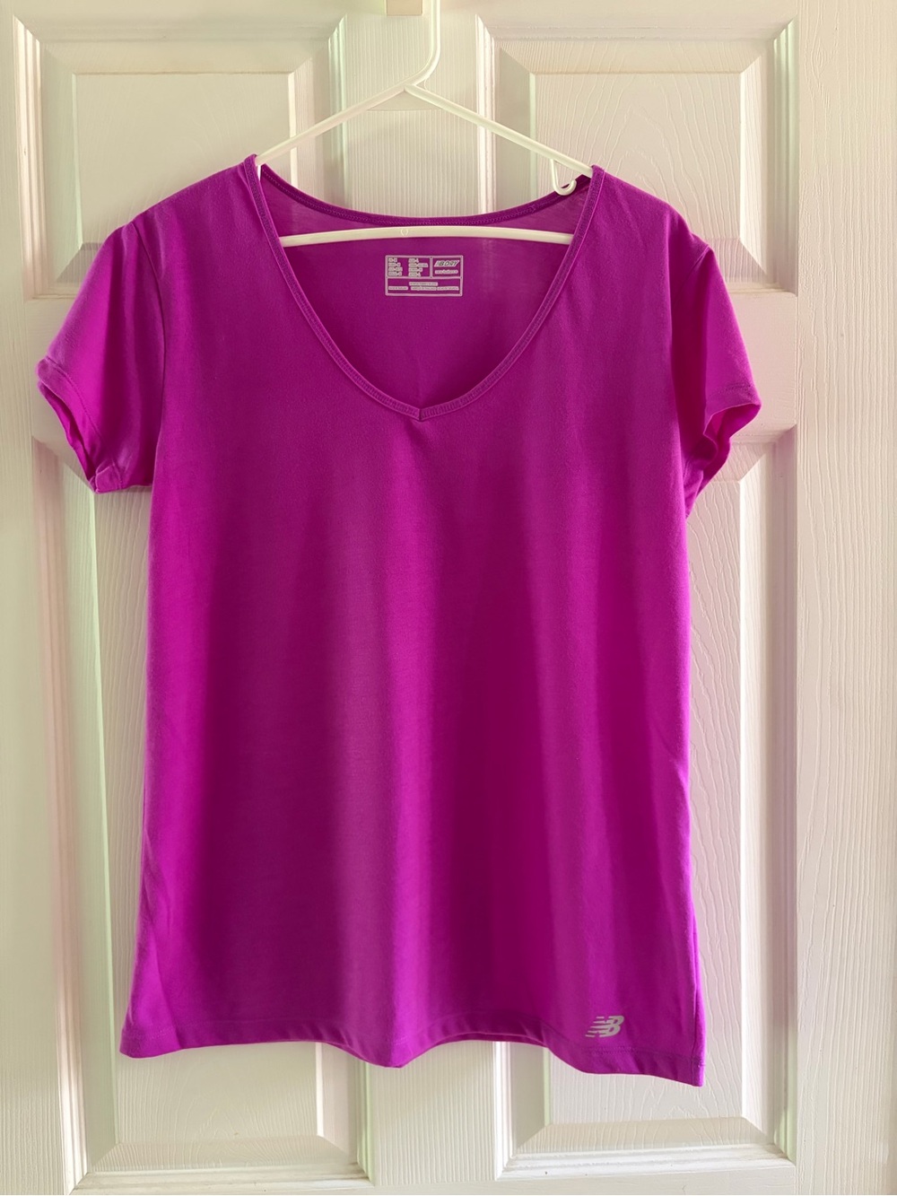 New Balance Women's V-Neck Short Sleeve Tee